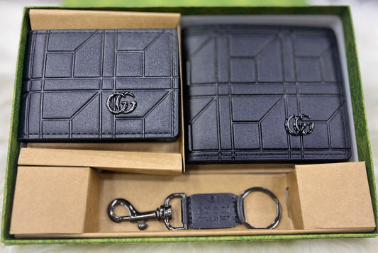 GUCCI - MEN'S WALLET - BLACK