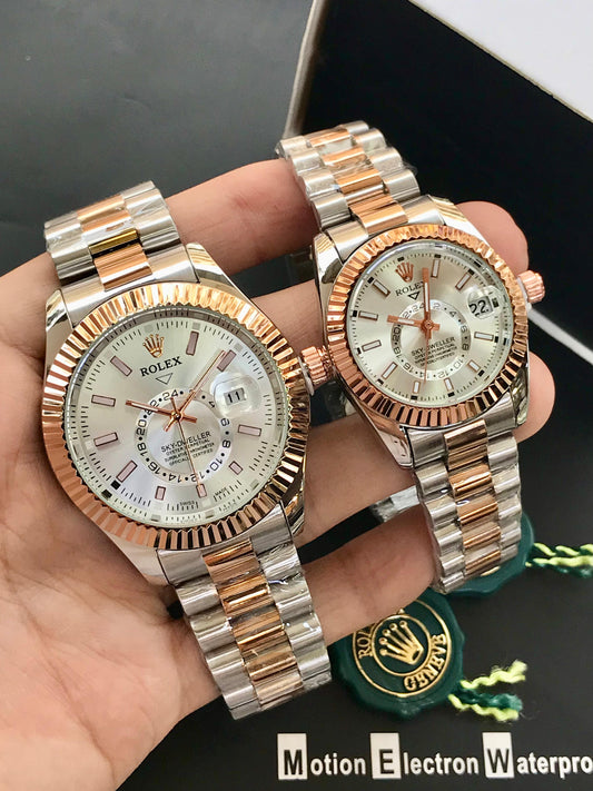 Rolex - Pair Watches - Two Tone