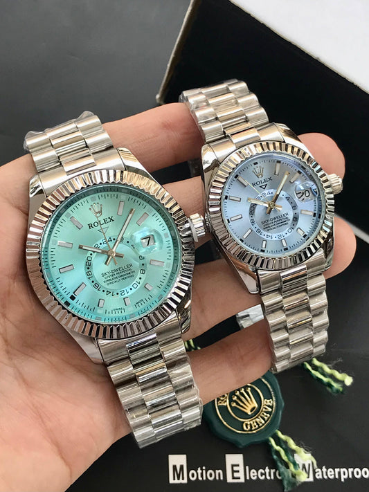 Rolex - Pair Watches - Tiffany & Ice Blue