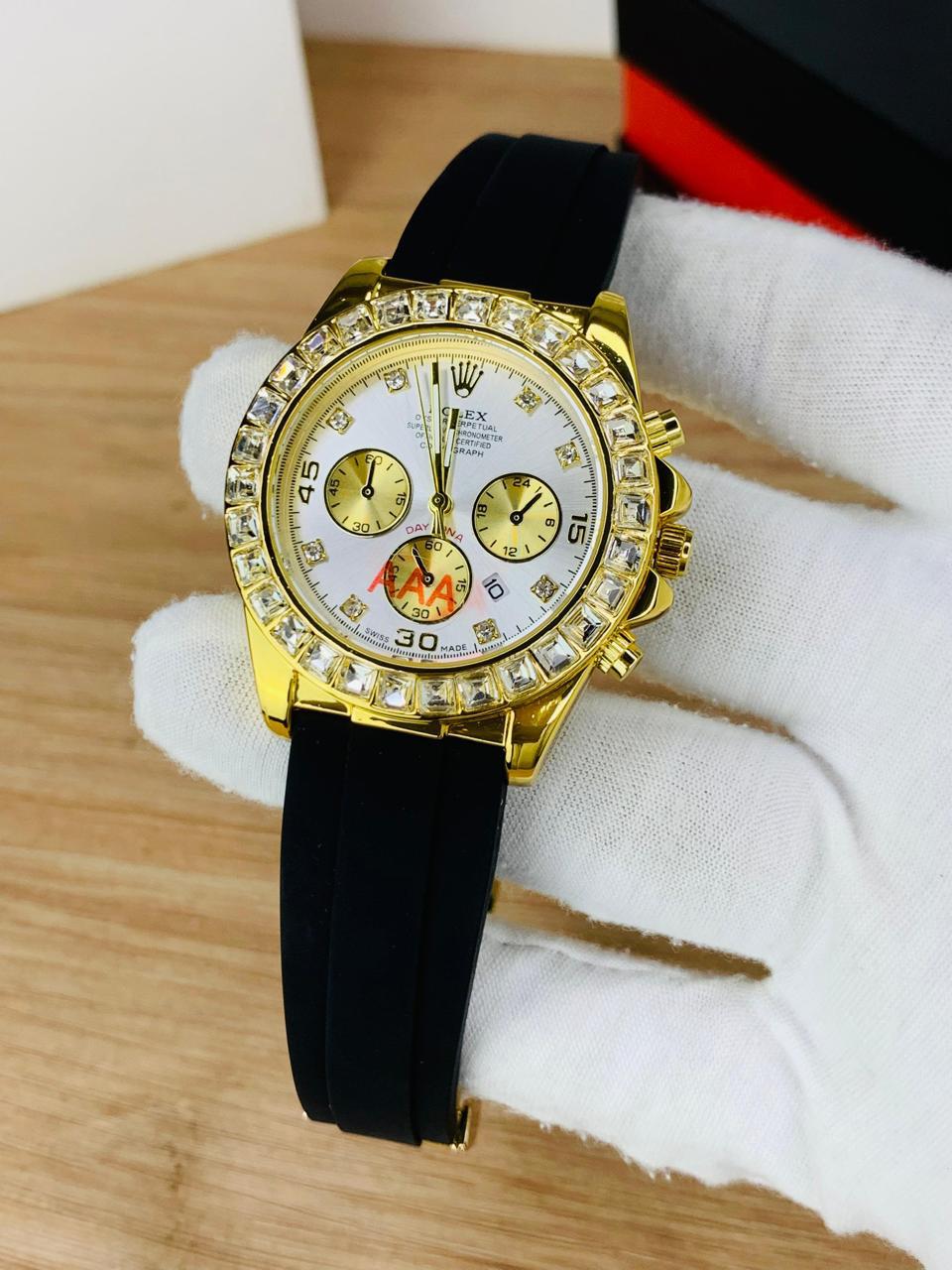 RLX - DAYTONA - STRAP - GOLDEN DIAL