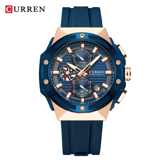 Curren Men's Strap Watch - Blue