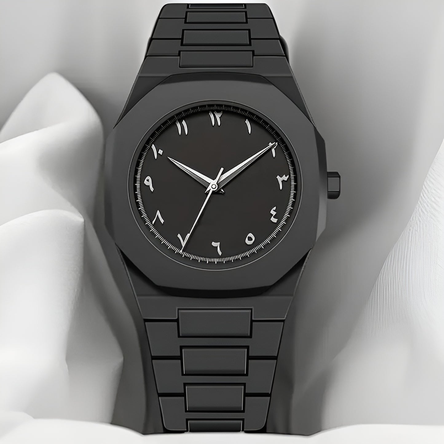 Black Arabic Aura Watch