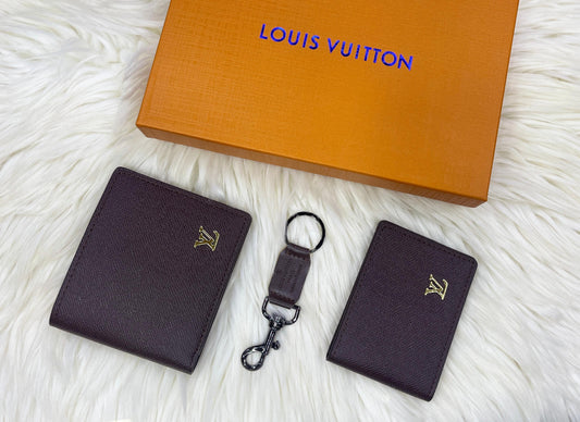 LV - MEN'S WALLET - BROWN