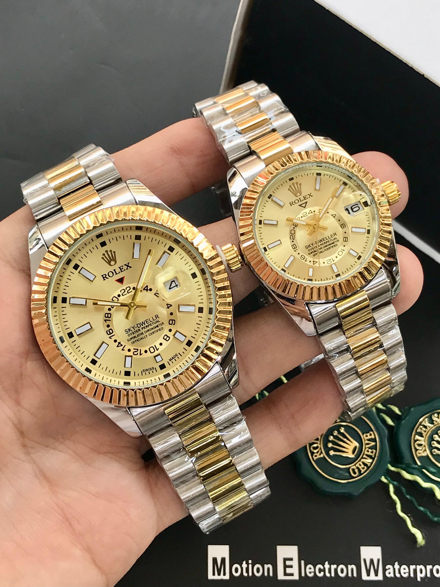 Rolex - Pair Watches - Two Tone