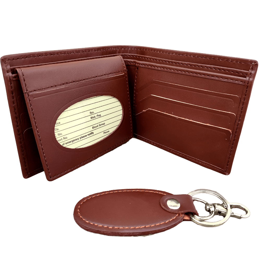 Wallet and Keychain Set