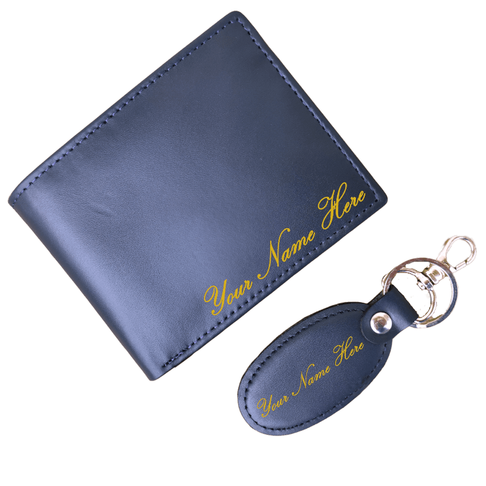 Wallet and Keychain Set