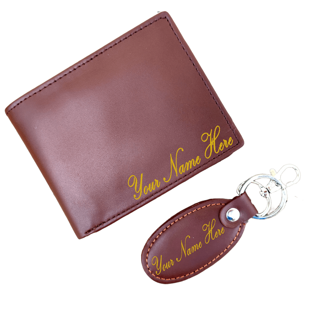 Wallet and Keychain Set