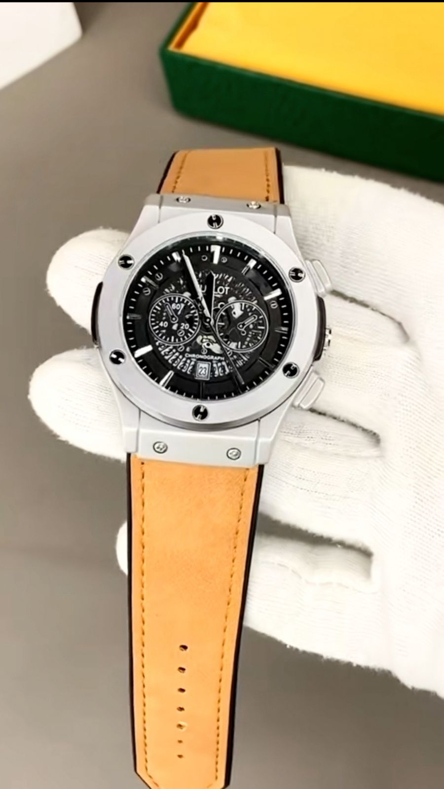 Hublot Strap - Skeleton Dial