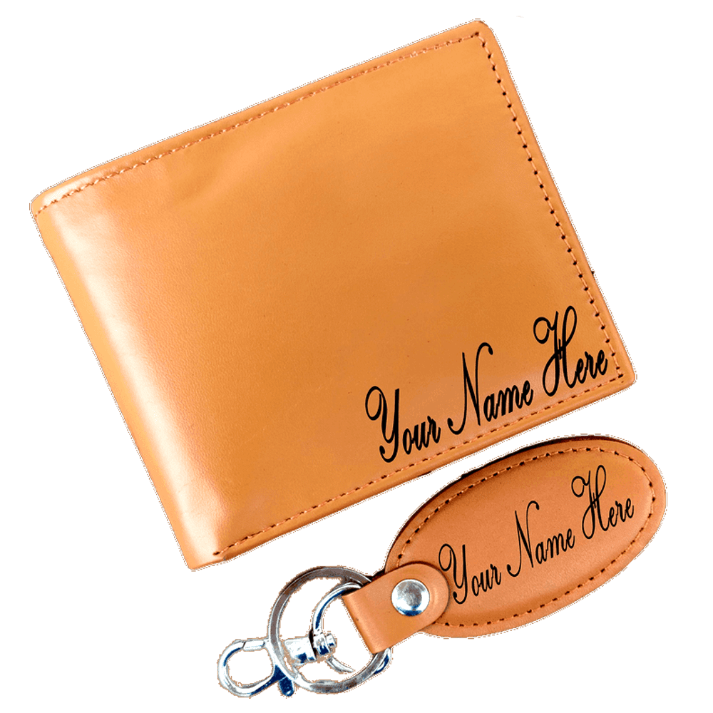 Wallet and Keychain Set