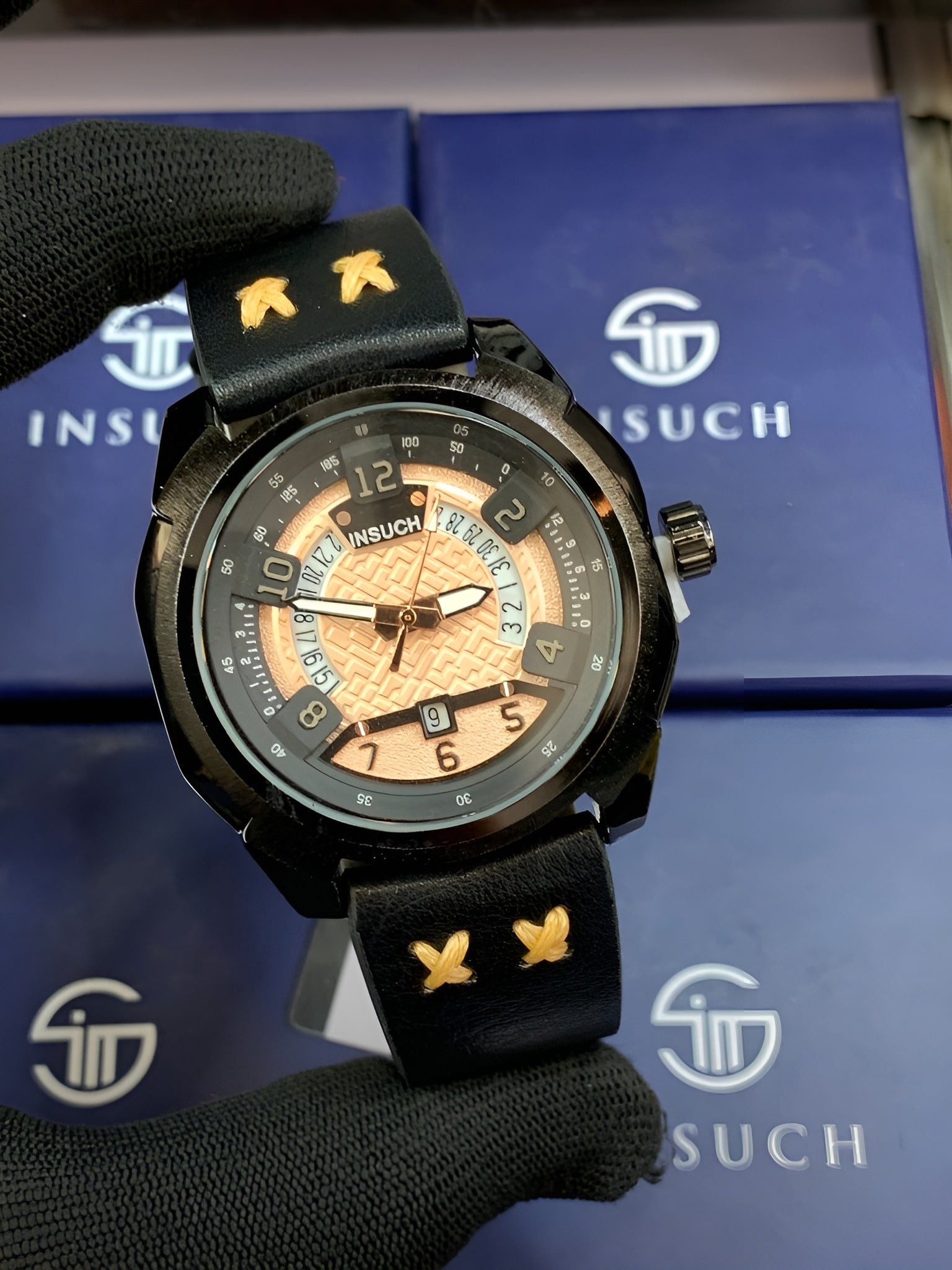 INSUCH - Black/Rose Gold – Crono Wear