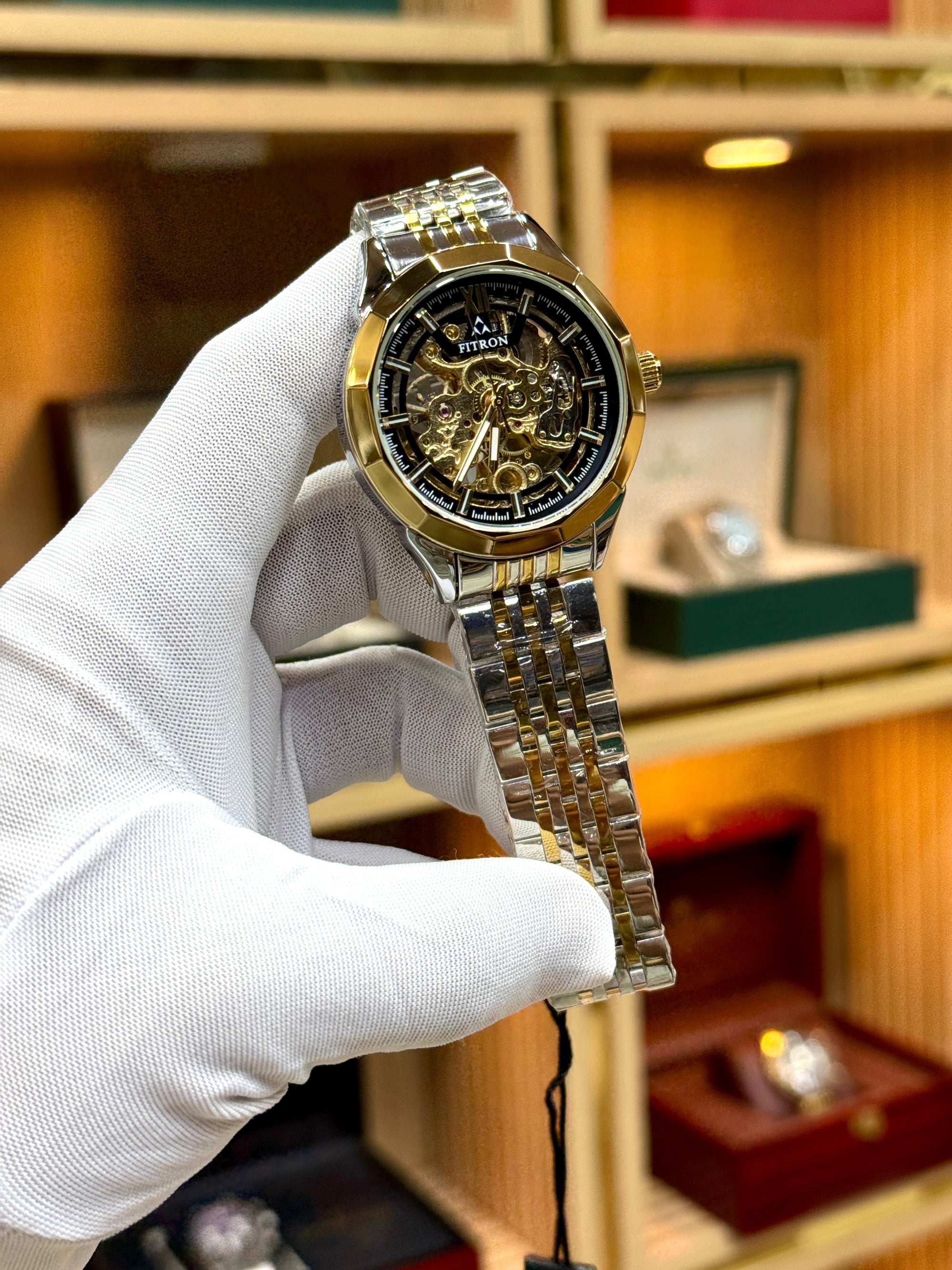 FITRON Skeleton Dial
