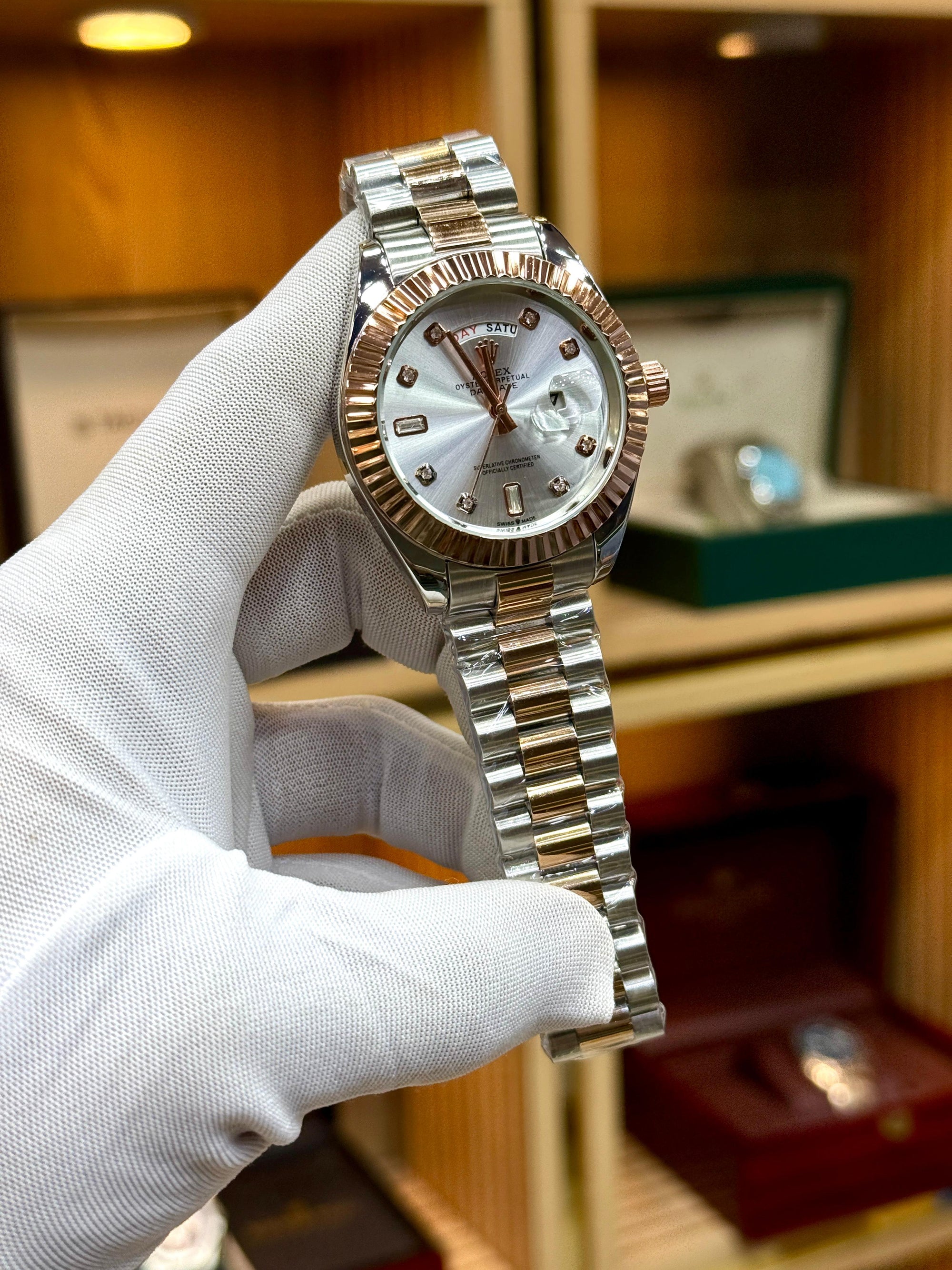 ROLEX Day Date Two Tone