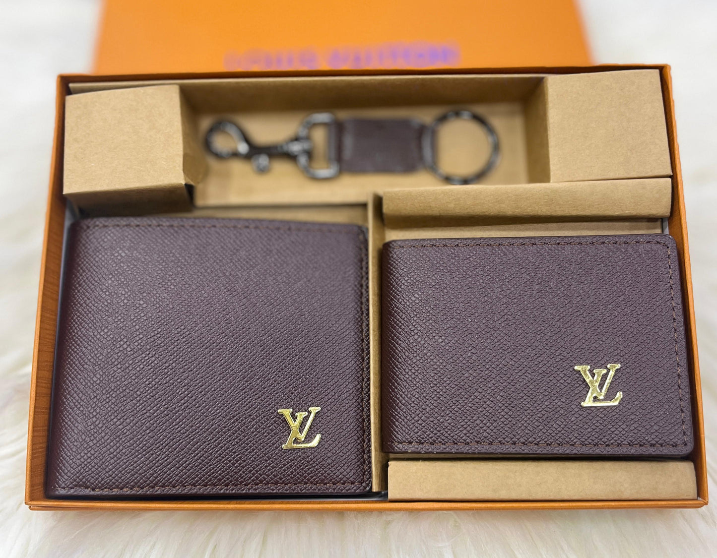 LV - MEN'S WALLET - BROWN