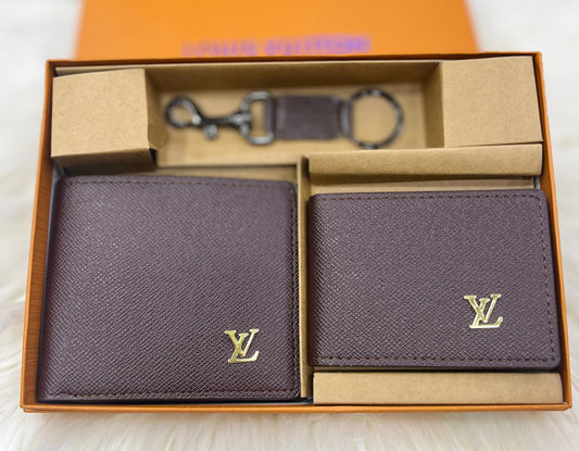 LV - MEN'S WALLET - BROWN