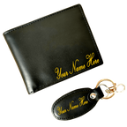 Wallet and Keychain Set