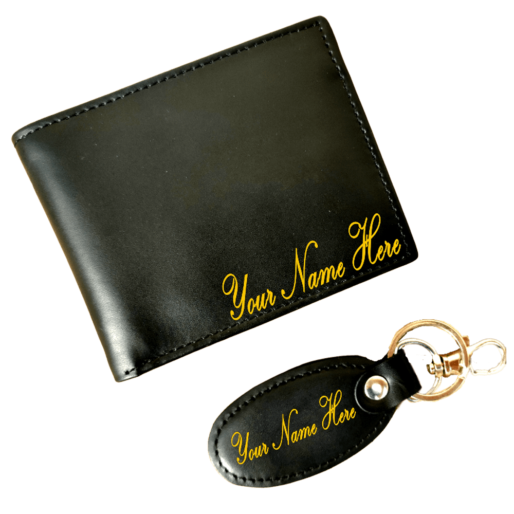 Wallet and Keychain Set