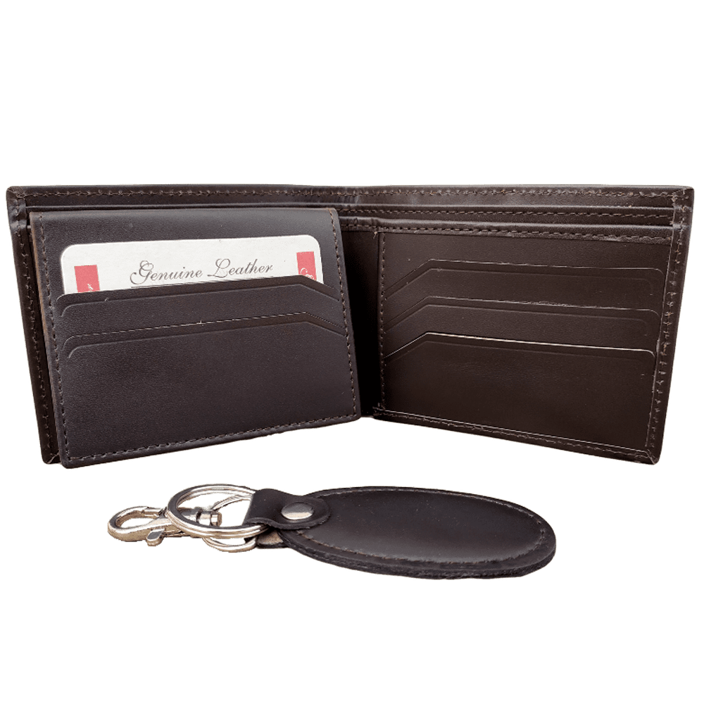 Wallet and Keychain Set