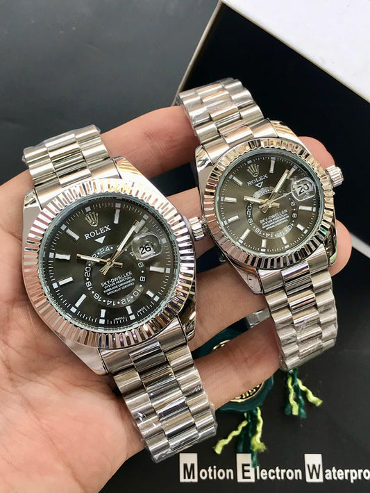 Rolex - Pair Watches - Olive Green