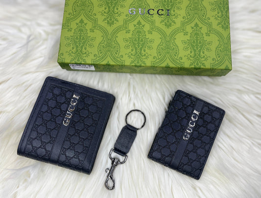GUCCI - MEN'S WALLET - BLACK