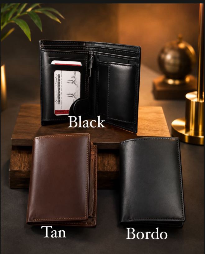 Regent Genuine Leather Vertical Wallet