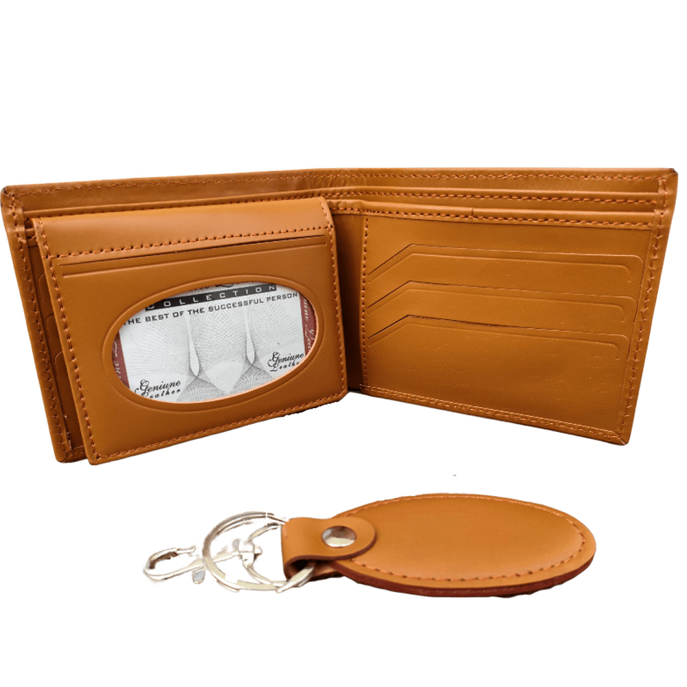 Wallet and Keychain Set